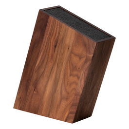 Continenta Bloque para Cuchillos de Madera de Nogal 28,5x8x20 cm con Inserto Flexible